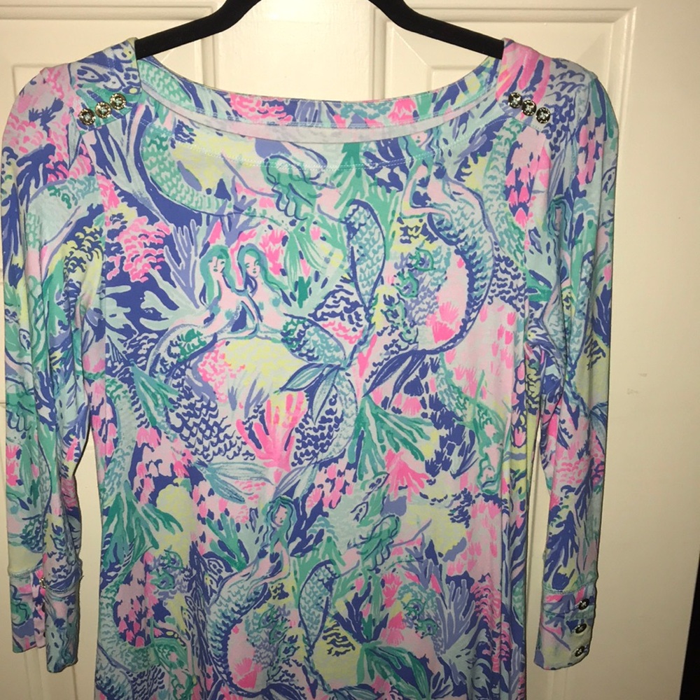 Lilly Pulitzer Sophie dress in mermaids cove. S